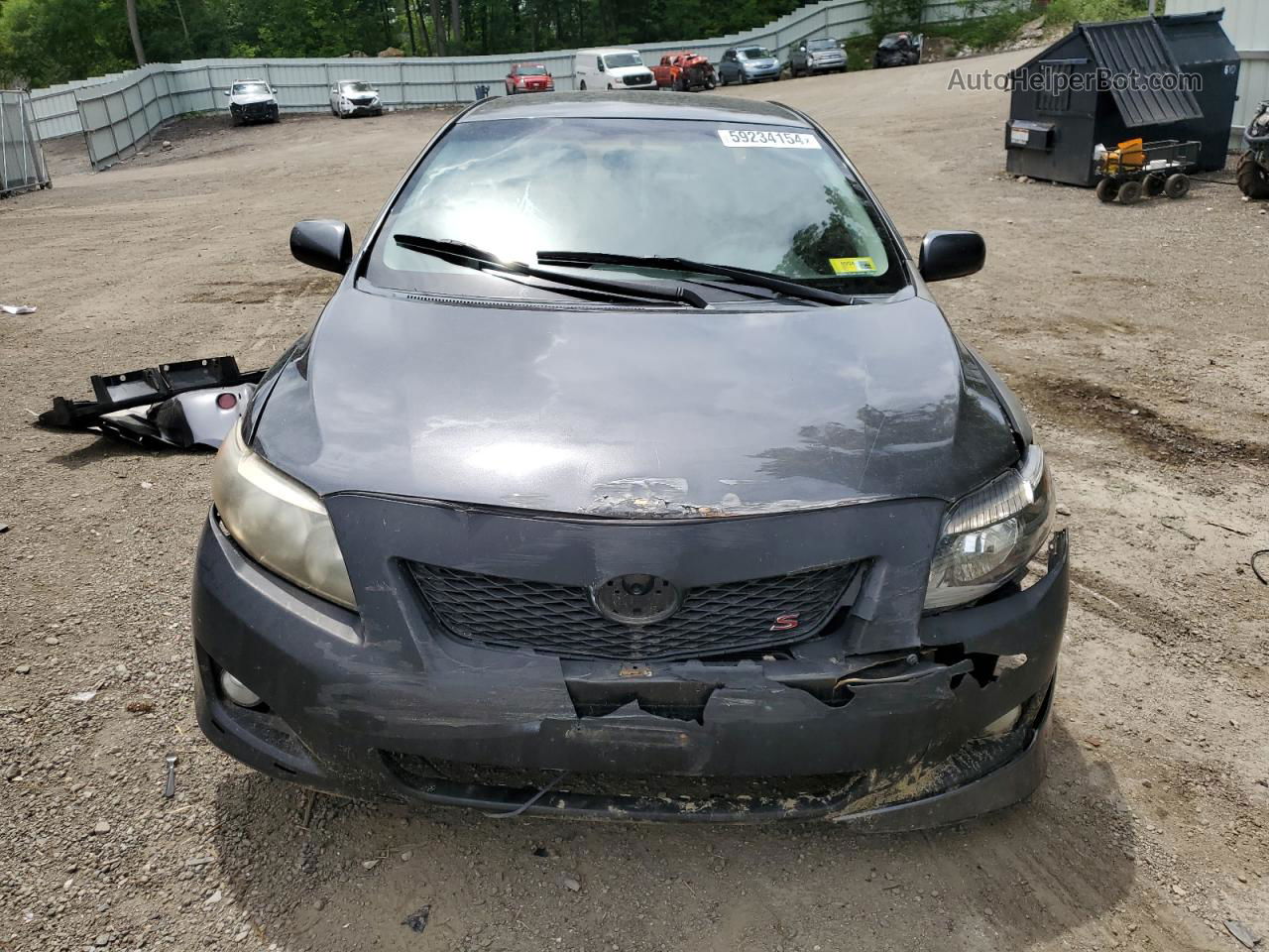 2010 Toyota Corolla Base Gray vin: 1NXBU4EE3AZ332108