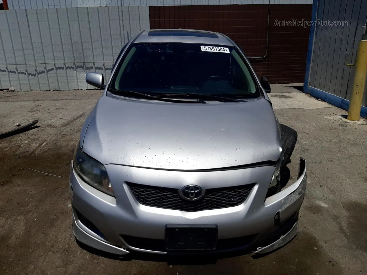 2010 Toyota Corolla Base Silver vin: 1NXBU4EE3AZ335896