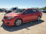 2010 Toyota Corolla Base Red vin: 1NXBU4EE3AZ379543