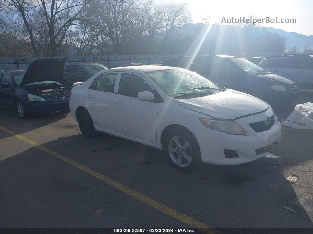 2010 Toyota Corolla Le White vin: 1NXBU4EE4AZ175379