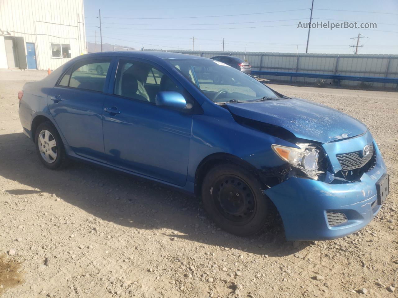 2010 Toyota Corolla Base Blue vin: 1NXBU4EE4AZ196748