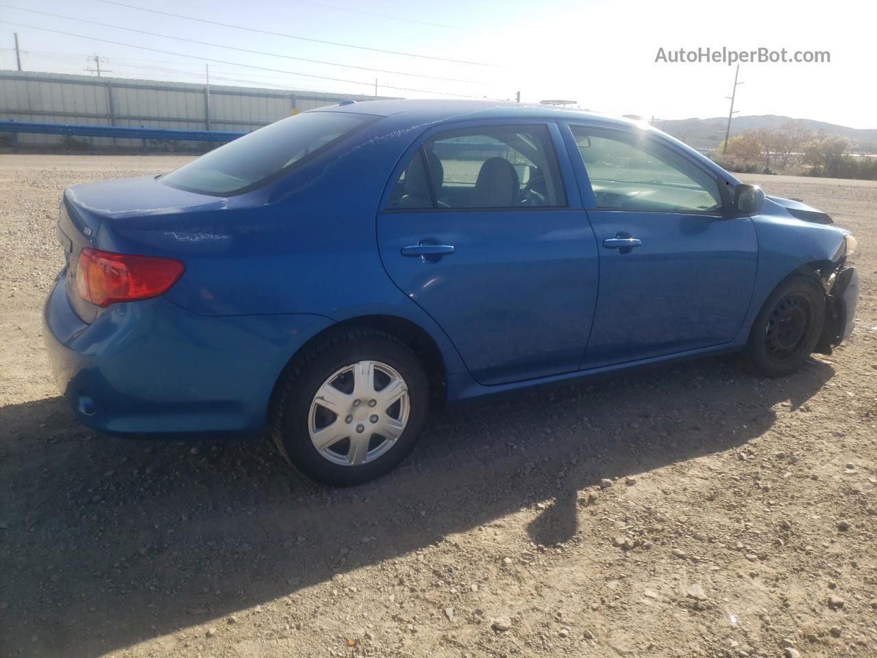 2010 Toyota Corolla Base Blue vin: 1NXBU4EE4AZ196748