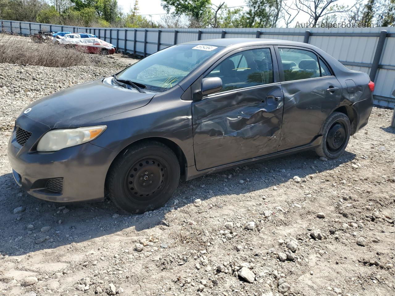 2010 Toyota Corolla Base Серый vin: 1NXBU4EE4AZ217503