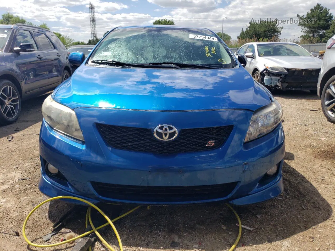 2010 Toyota Corolla Base Blue vin: 1NXBU4EE4AZ242675