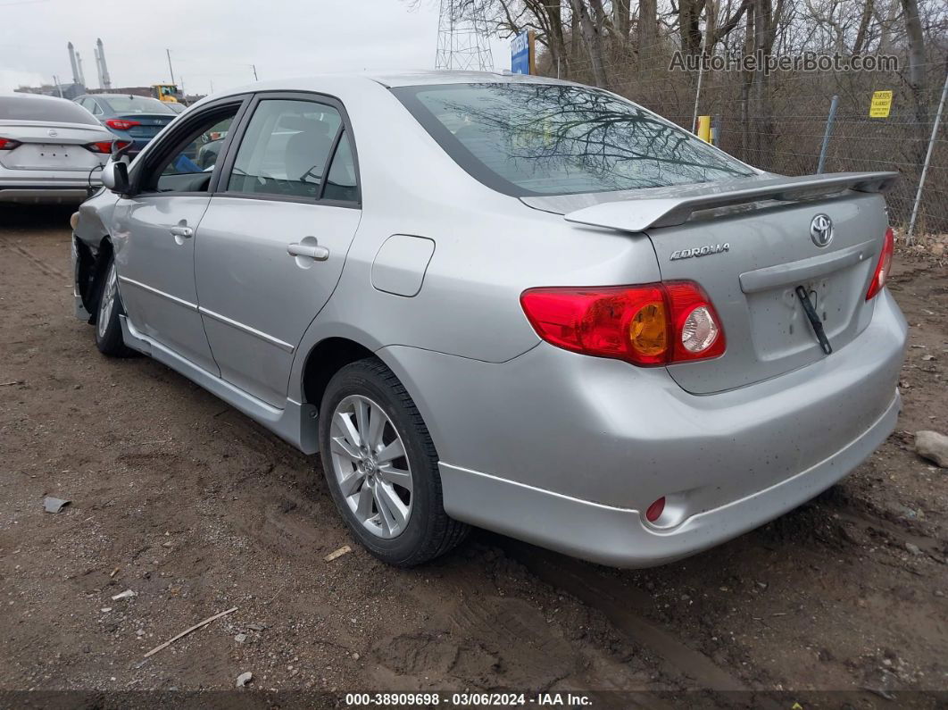 2010 Toyota Corolla S Серебряный vin: 1NXBU4EE4AZ261713