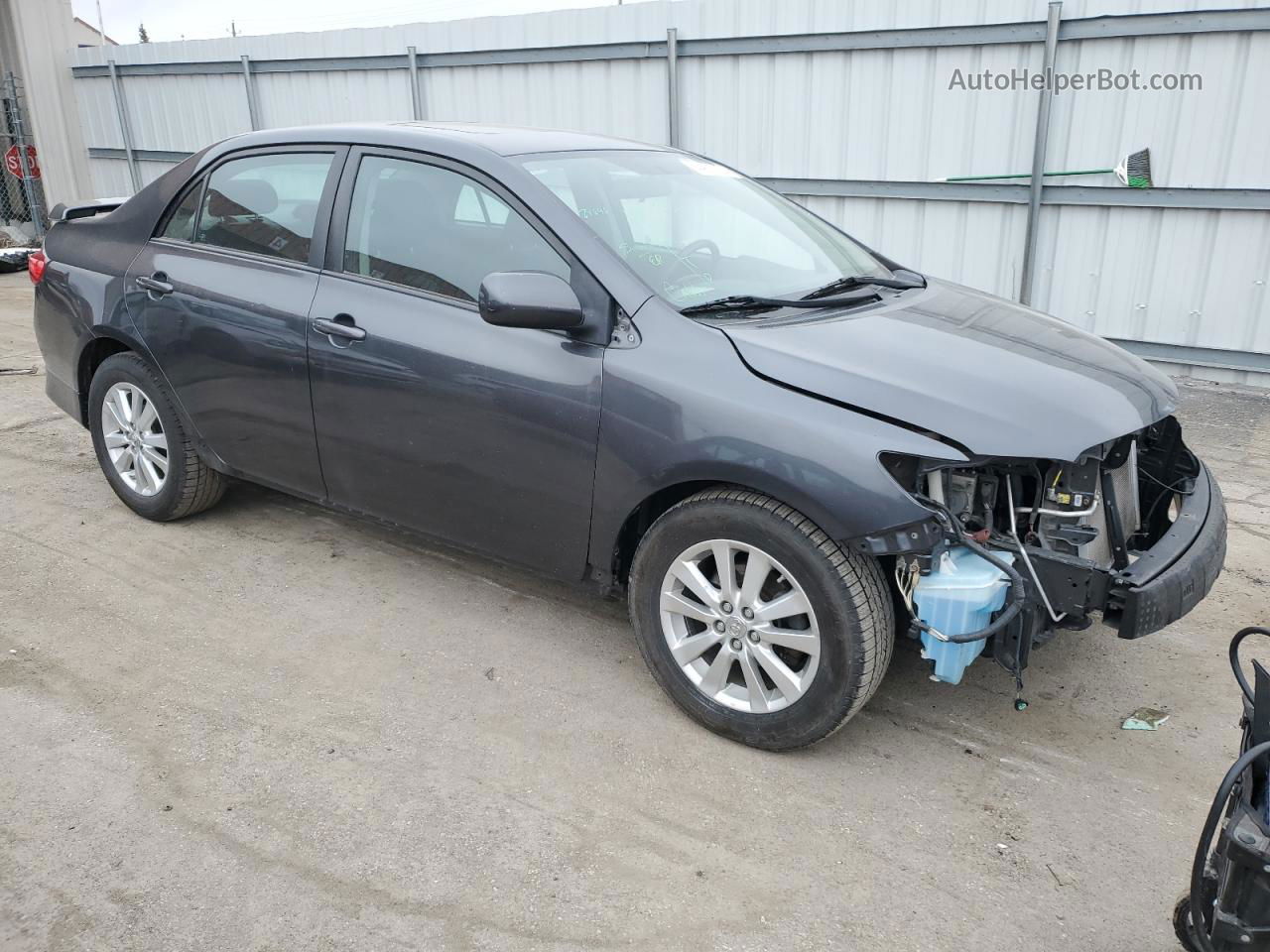 2010 Toyota Corolla Base Gray vin: 1NXBU4EE4AZ268385