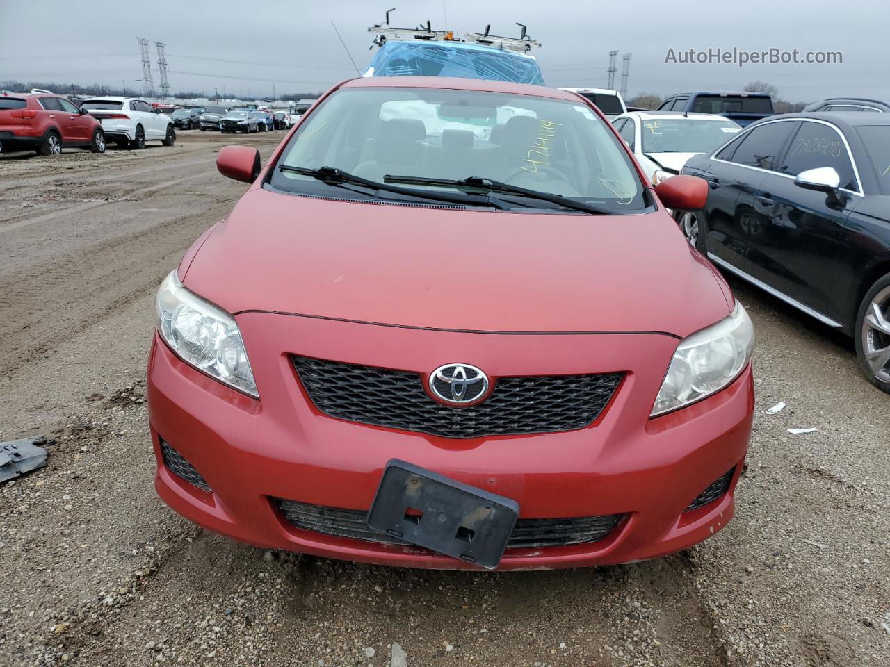 2010 Toyota Corolla Base Красный vin: 1NXBU4EE4AZ268693