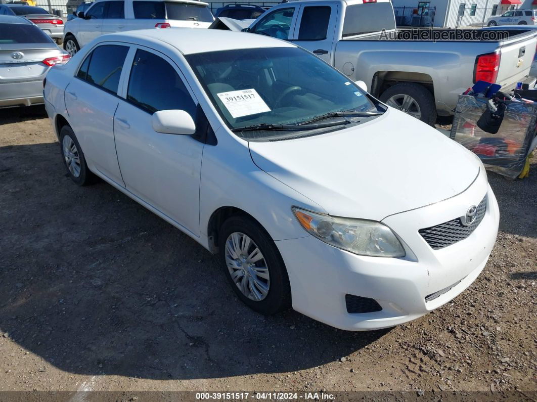 2010 Toyota Corolla Le White vin: 1NXBU4EE4AZ272100