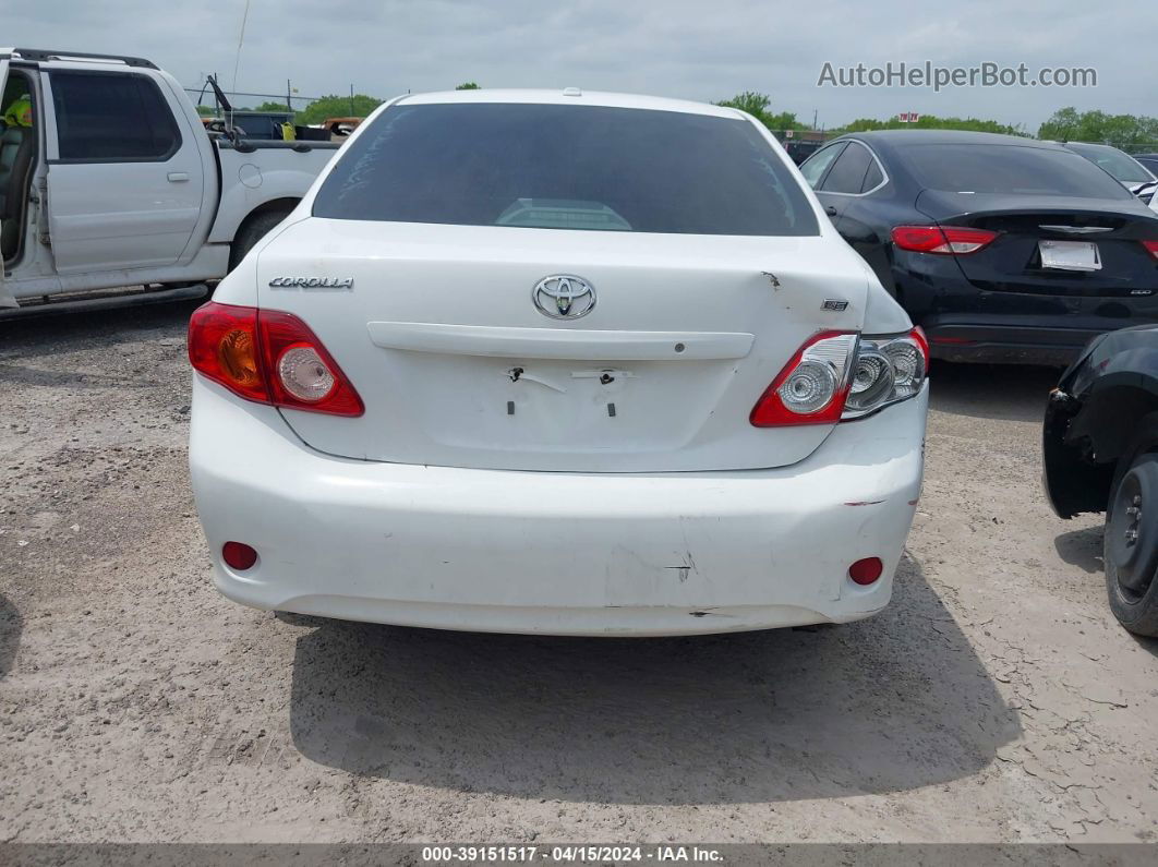 2010 Toyota Corolla Le White vin: 1NXBU4EE4AZ272100