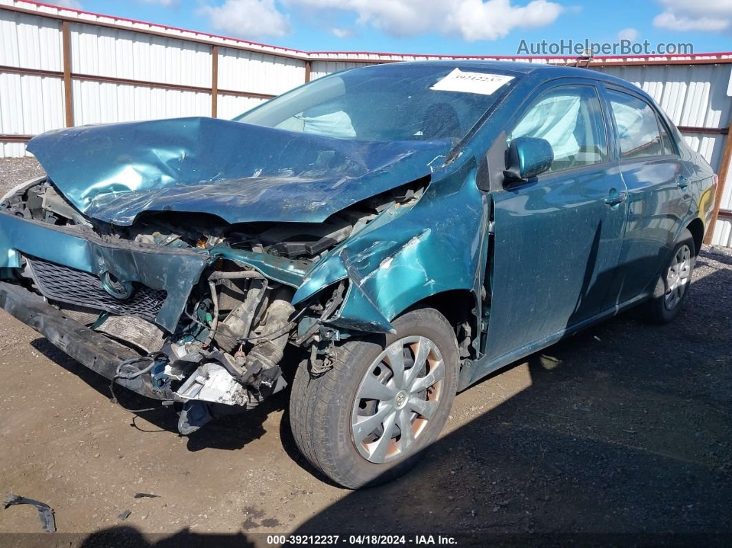 2010 Toyota Corolla Le Green vin: 1NXBU4EE4AZ298180