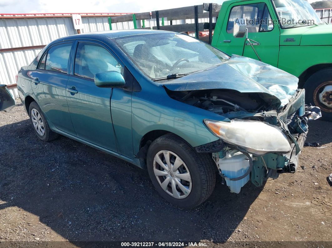 2010 Toyota Corolla Le Green vin: 1NXBU4EE4AZ298180