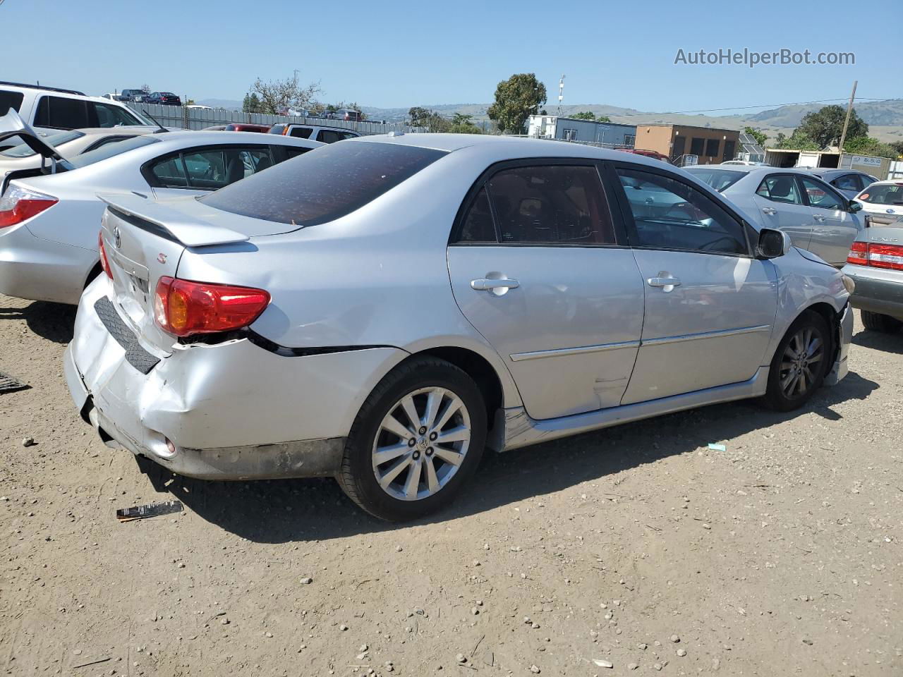 2010 Toyota Corolla Base Silver vin: 1NXBU4EE4AZ299006