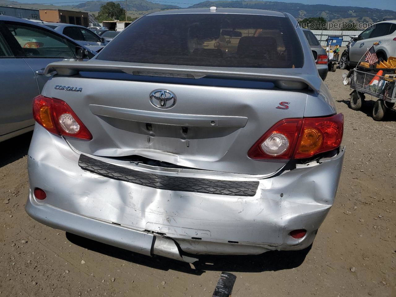 2010 Toyota Corolla Base Silver vin: 1NXBU4EE4AZ299006