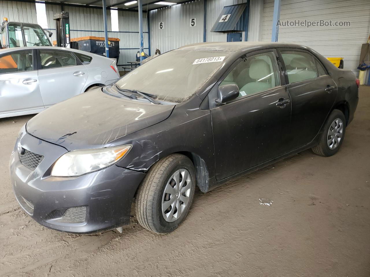 2010 Toyota Corolla Base Charcoal vin: 1NXBU4EE4AZ313311