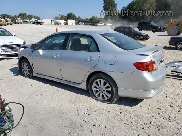 2010 Toyota Corolla Base Silver vin: 1NXBU4EE4AZ323854