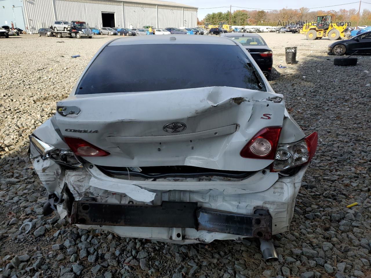 2010 Toyota Corolla Base White vin: 1NXBU4EE4AZ350181