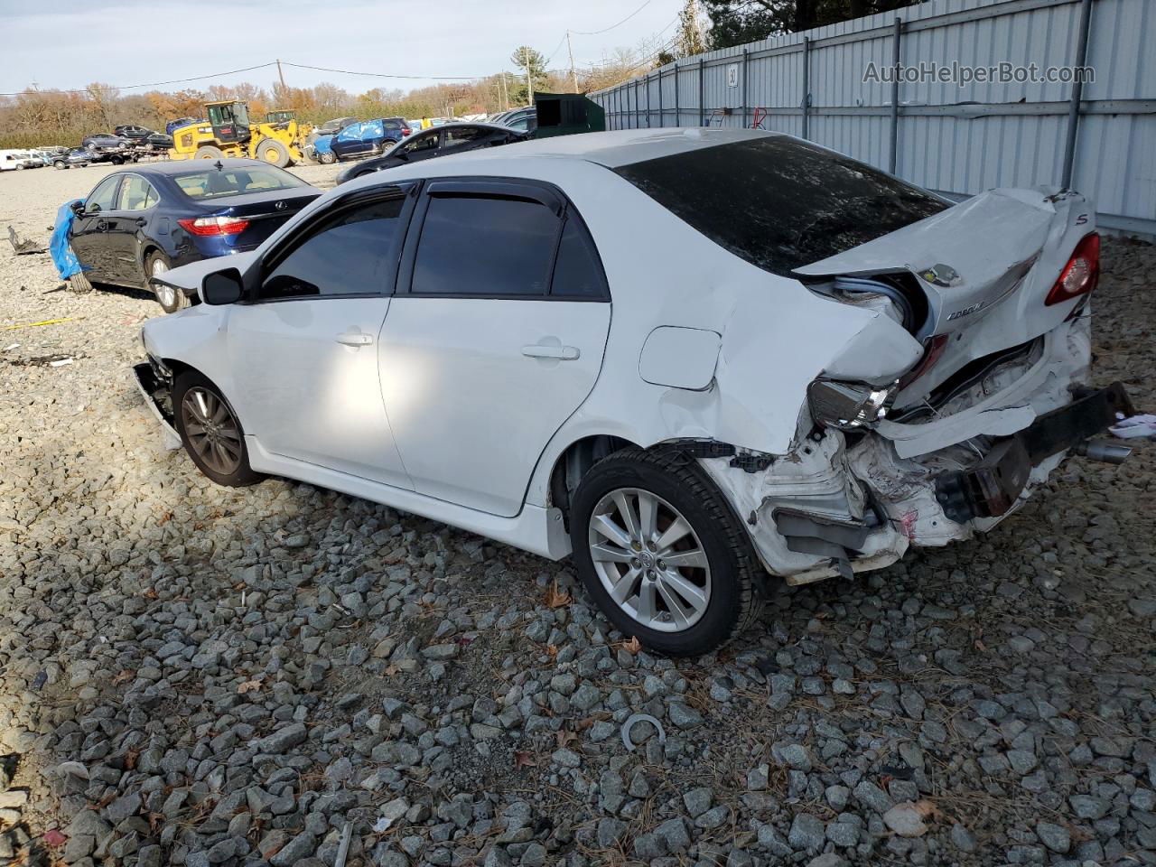 2010 Toyota Corolla Base White vin: 1NXBU4EE4AZ350181