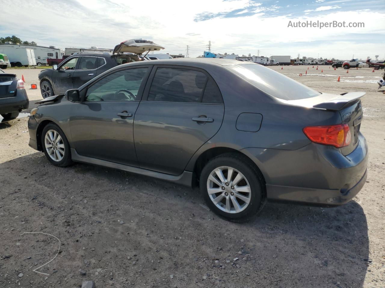 2010 Toyota Corolla Base Серый vin: 1NXBU4EE4AZ376246