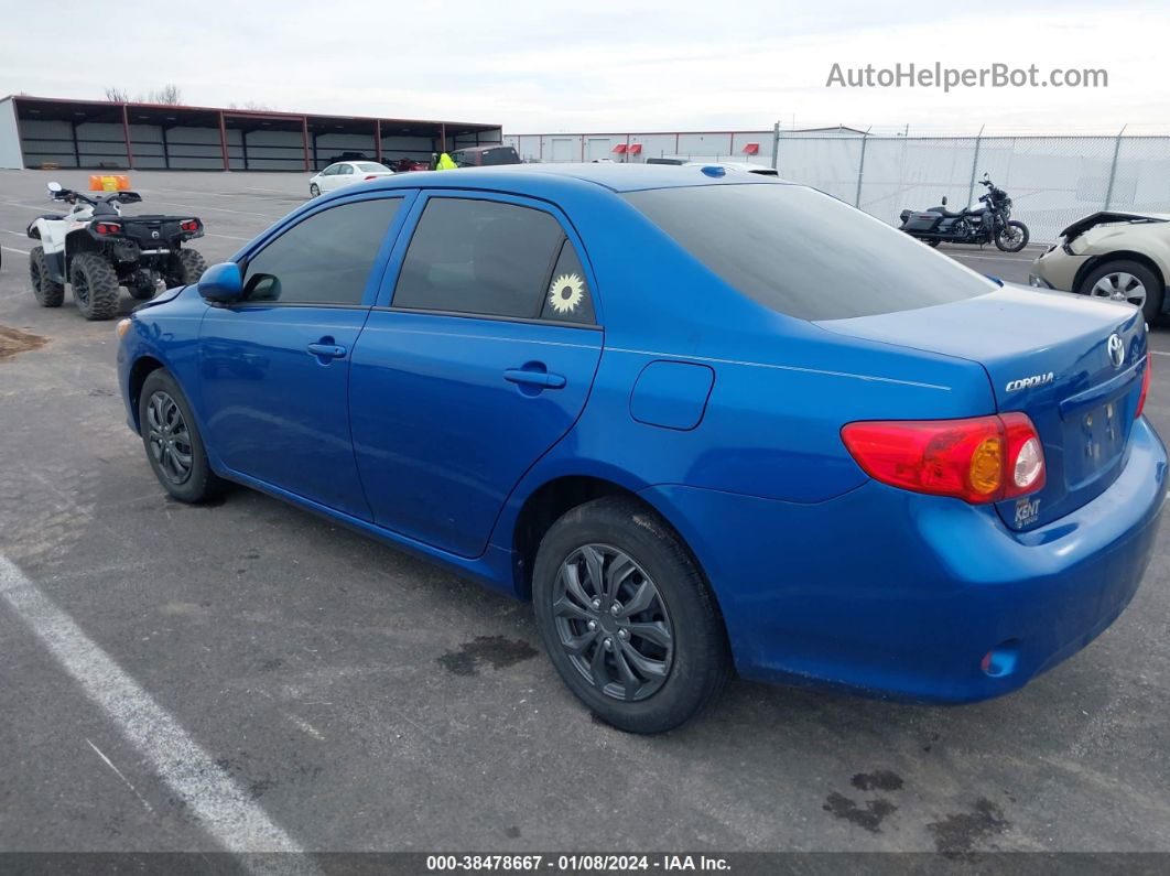 2010 Toyota Corolla Le Blue vin: 1NXBU4EE5AZ171812