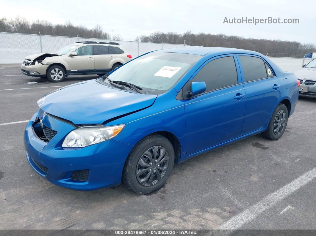 2010 Toyota Corolla Le Blue vin: 1NXBU4EE5AZ171812