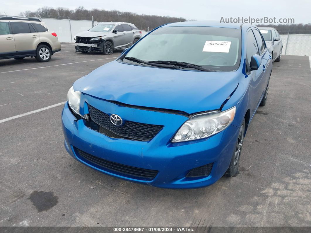 2010 Toyota Corolla Le Blue vin: 1NXBU4EE5AZ171812