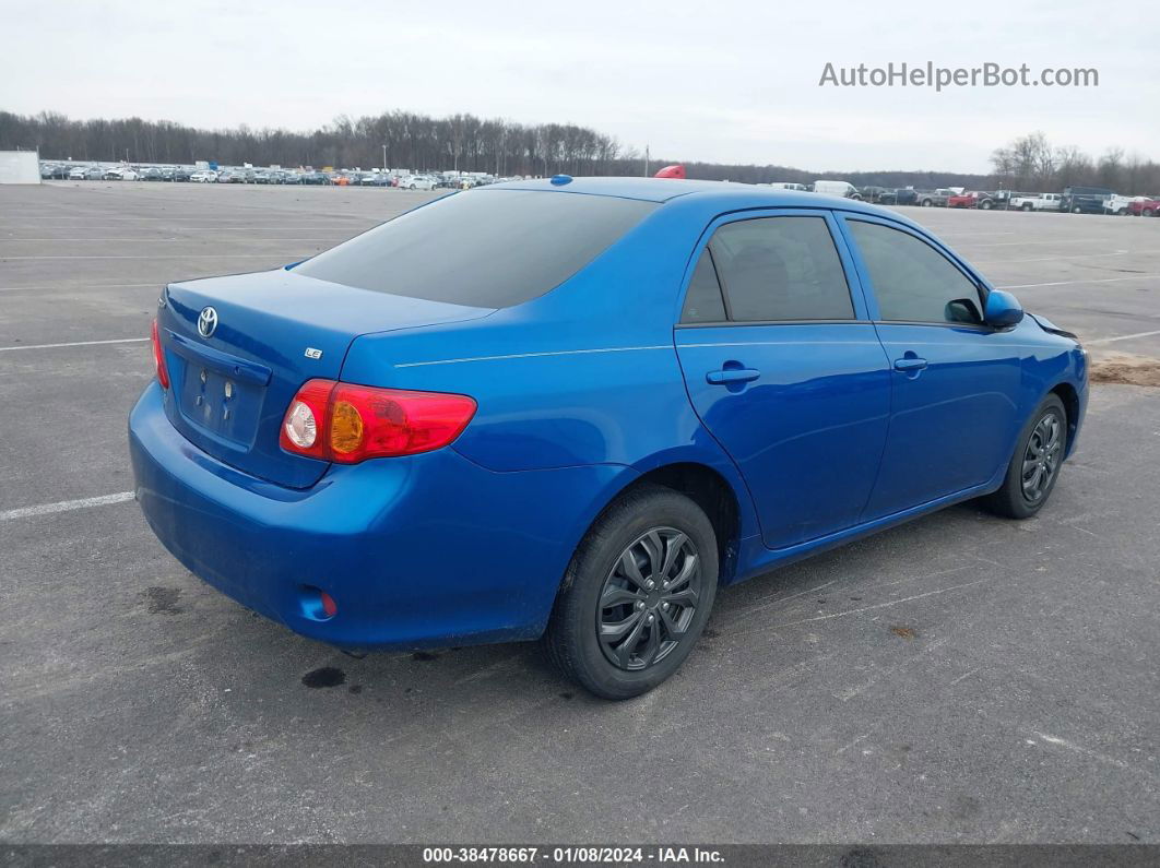 2010 Toyota Corolla Le Blue vin: 1NXBU4EE5AZ171812