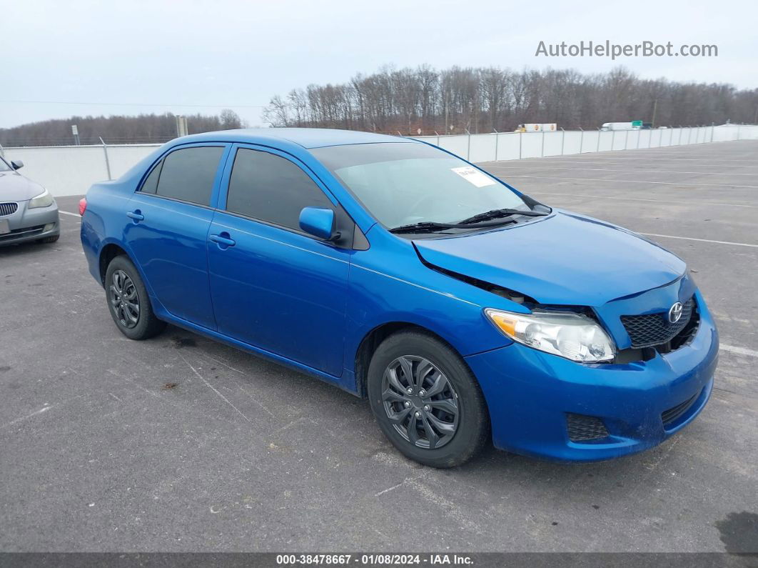 2010 Toyota Corolla Le Blue vin: 1NXBU4EE5AZ171812