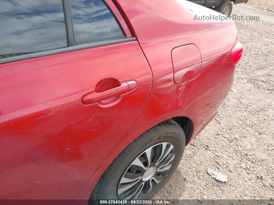 2010 Toyota Corolla Le Red vin: 1NXBU4EE5AZ193244