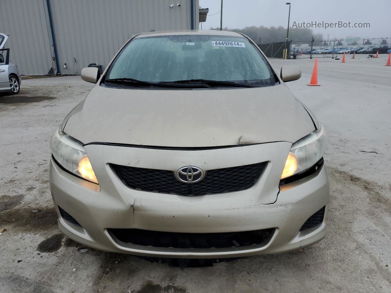 2010 Toyota Corolla Base Золотой vin: 1NXBU4EE5AZ230731