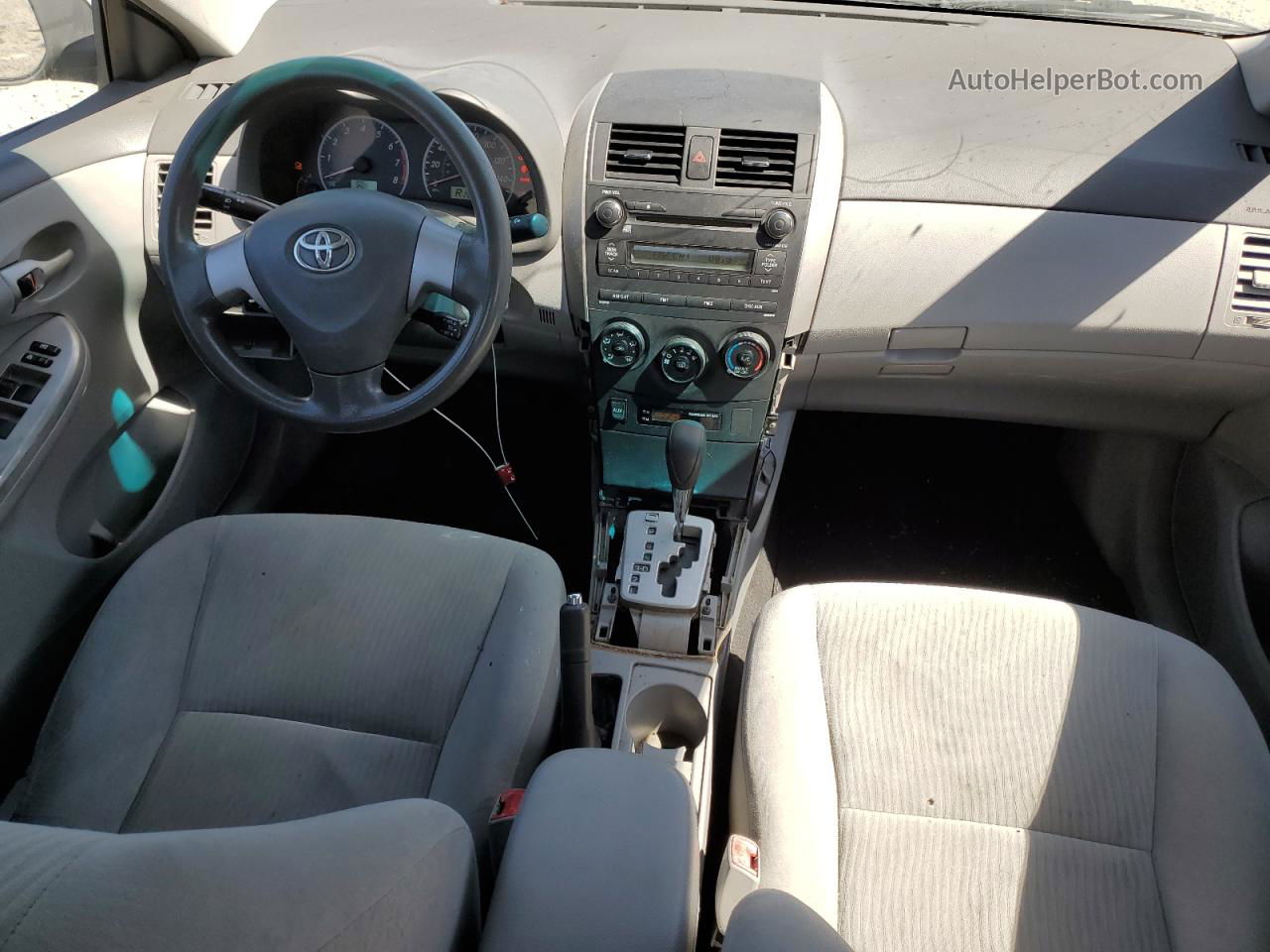 2010 Toyota Corolla Base Серый vin: 1NXBU4EE5AZ250333