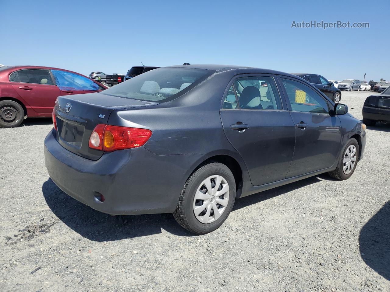 2010 Toyota Corolla Base Серый vin: 1NXBU4EE5AZ250333