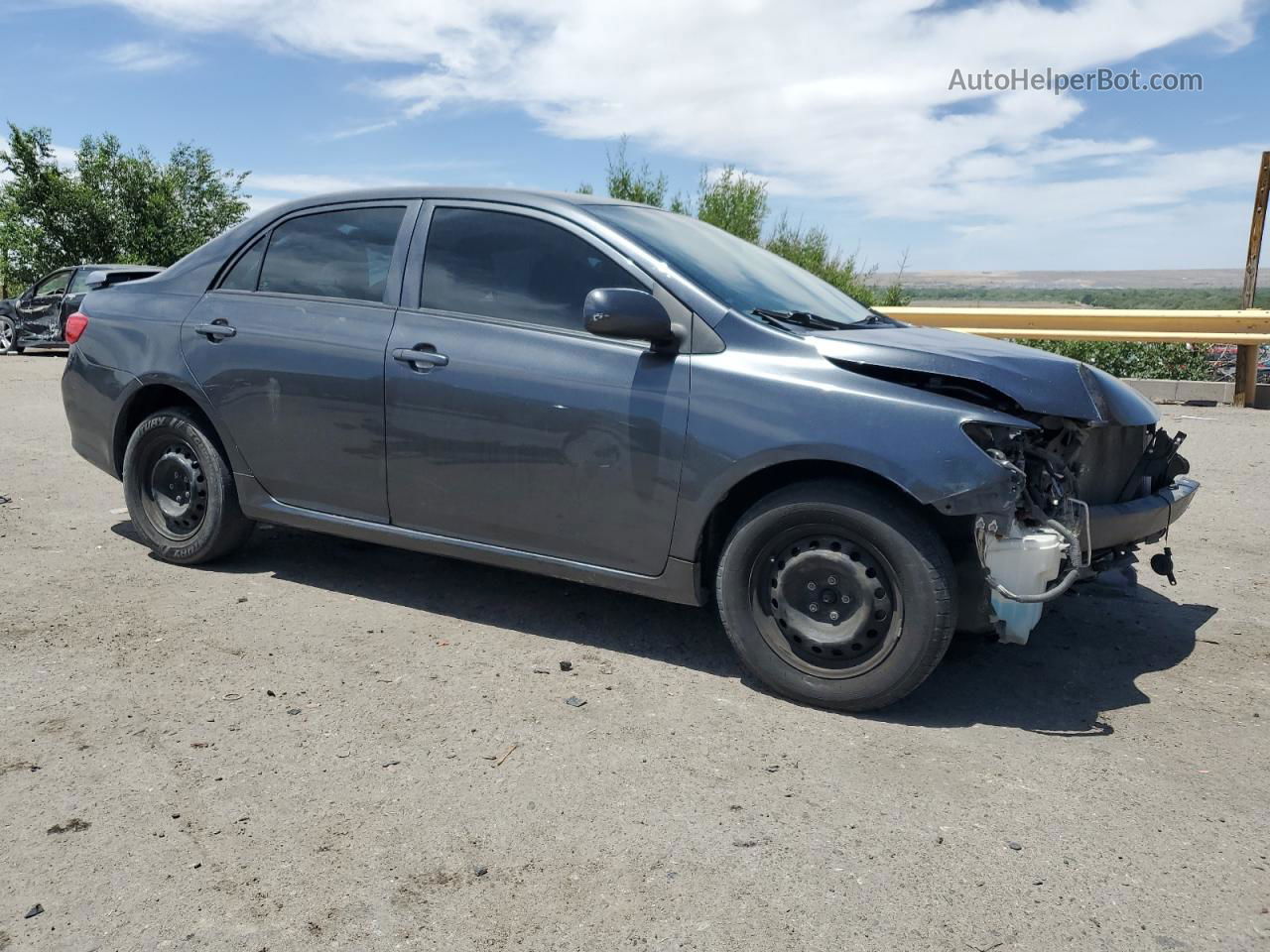 2010 Toyota Corolla Base Серый vin: 1NXBU4EE5AZ259050