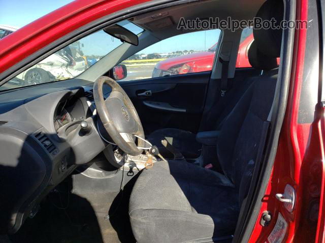 2010 Toyota Corolla Base Red vin: 1NXBU4EE5AZ280397