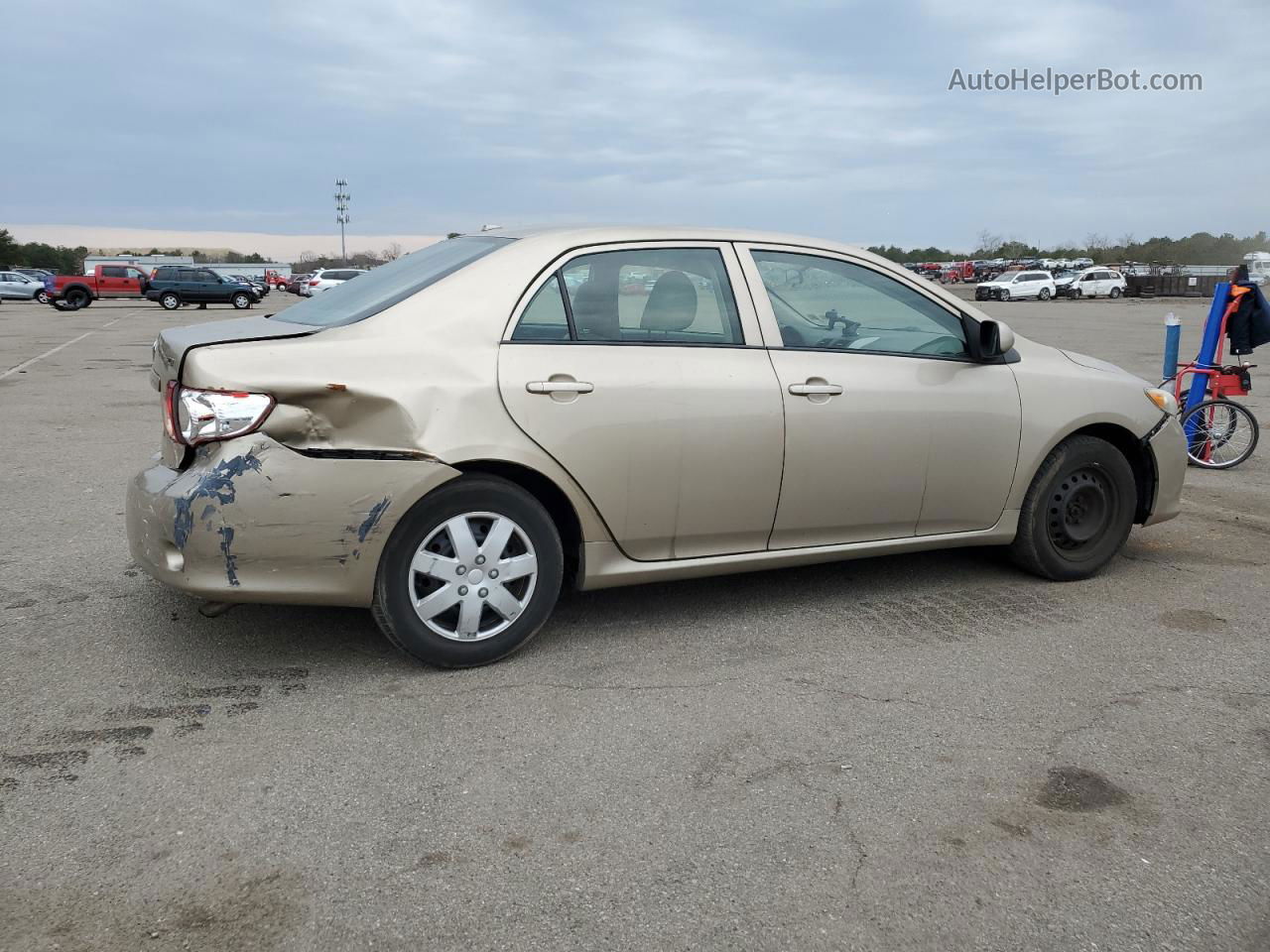 2010 Toyota Corolla Base Beige vin: 1NXBU4EE5AZ290038