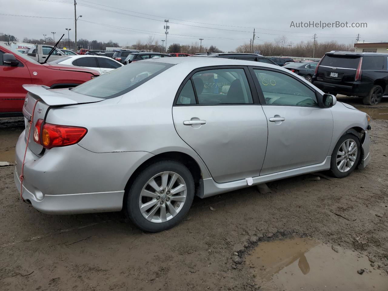 2010 Toyota Corolla Base Silver vin: 1NXBU4EE6AZ217860