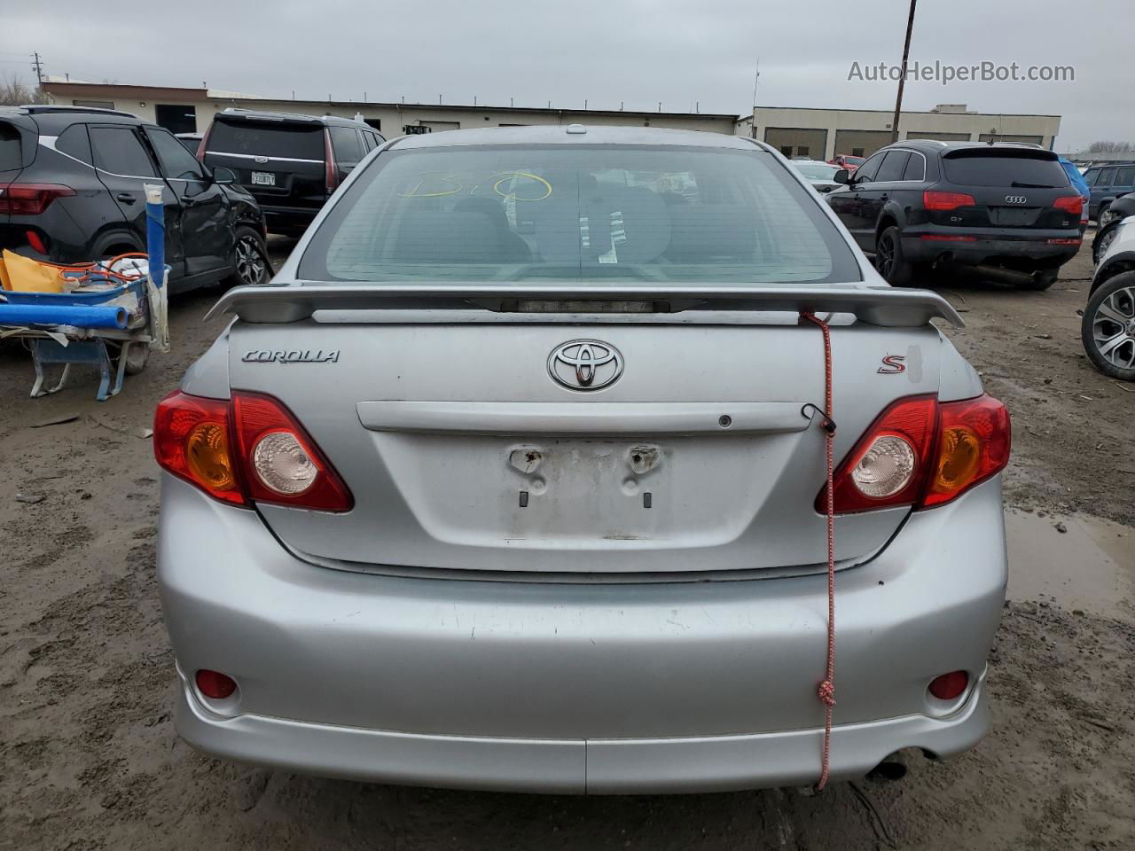 2010 Toyota Corolla Base Silver vin: 1NXBU4EE6AZ217860