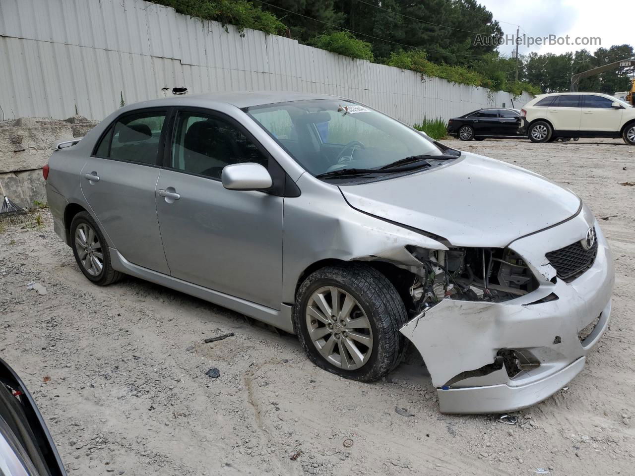 2010 Toyota Corolla Base Silver vin: 1NXBU4EE6AZ259820