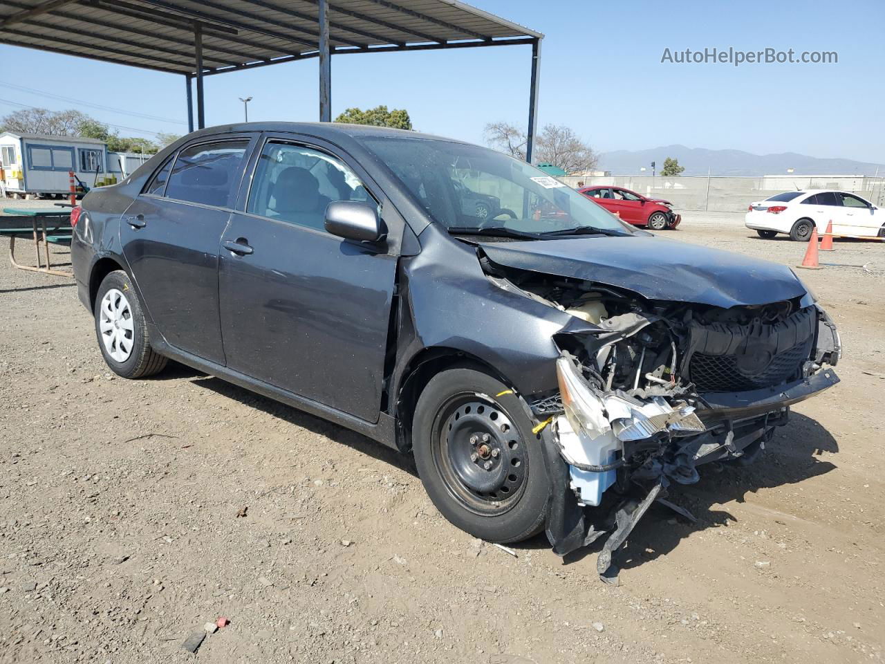 2010 Toyota Corolla Base Black vin: 1NXBU4EE6AZ260885