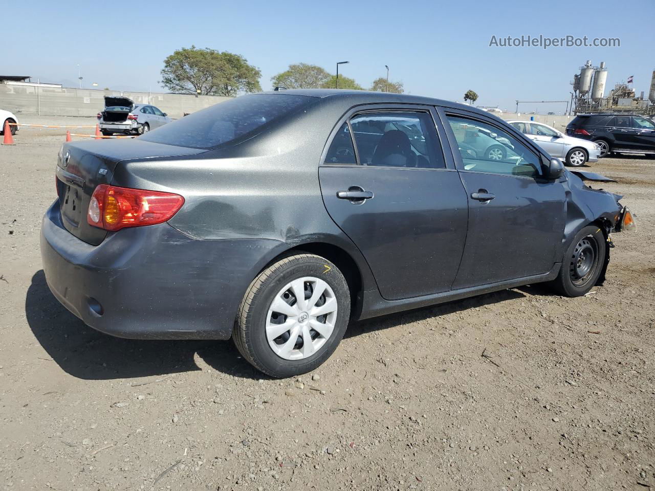 2010 Toyota Corolla Base Black vin: 1NXBU4EE6AZ260885