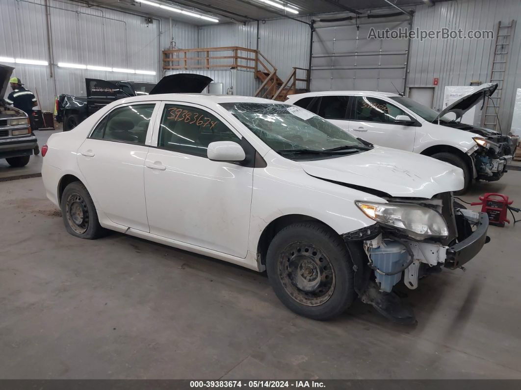 2010 Toyota Corolla Le White vin: 1NXBU4EE6AZ273832