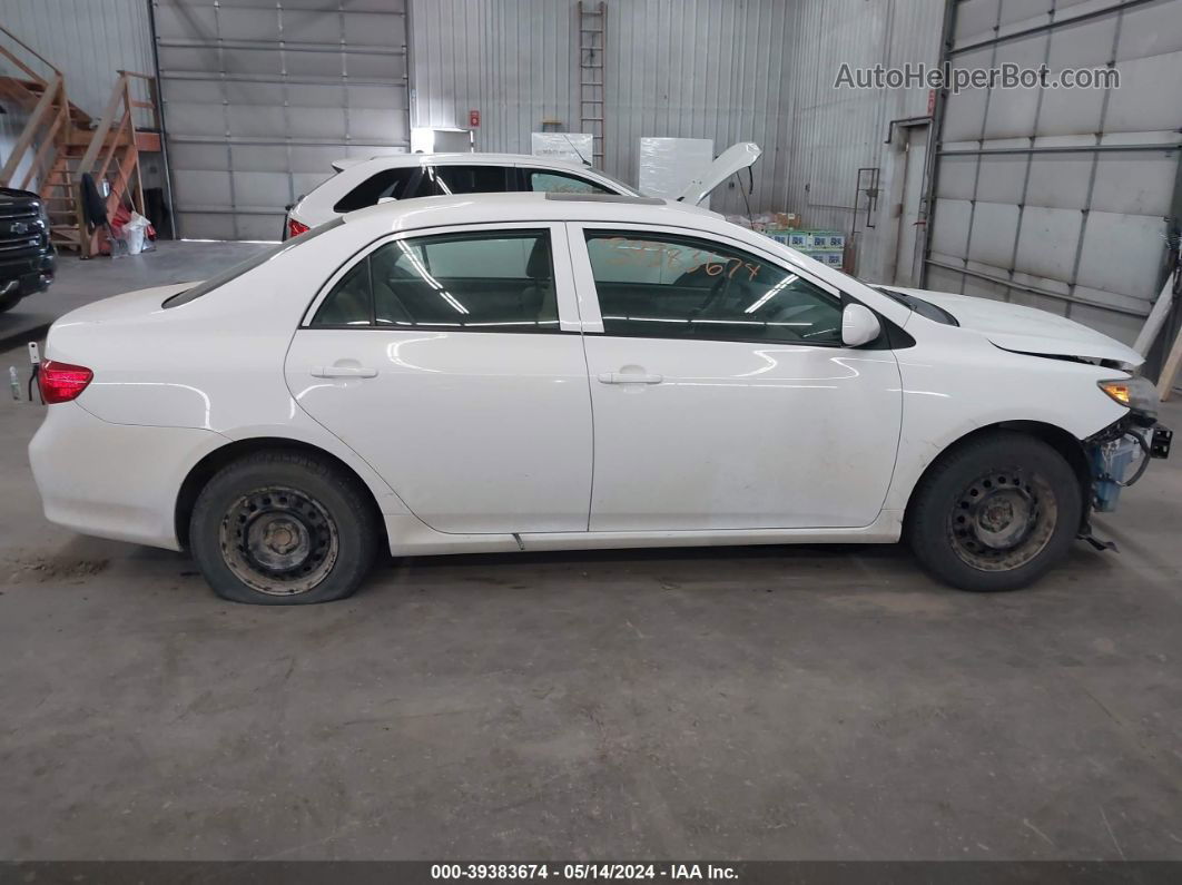 2010 Toyota Corolla Le White vin: 1NXBU4EE6AZ273832