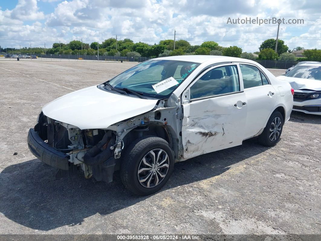 2010 Toyota Corolla Le Белый vin: 1NXBU4EE6AZ286421