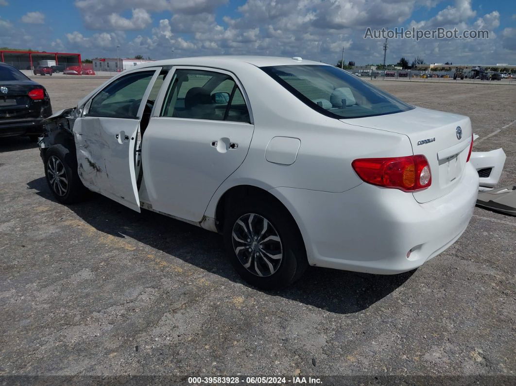 2010 Toyota Corolla Le White vin: 1NXBU4EE6AZ286421