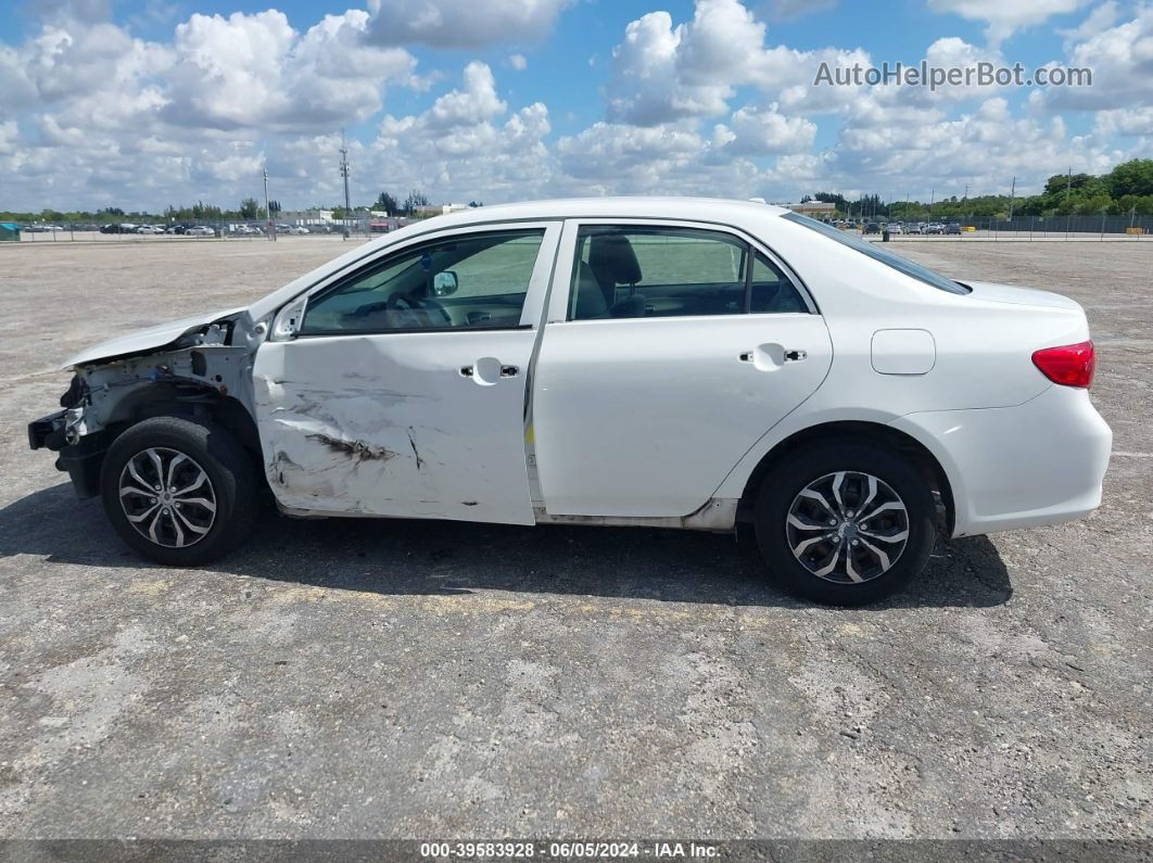 2010 Toyota Corolla Le White vin: 1NXBU4EE6AZ286421