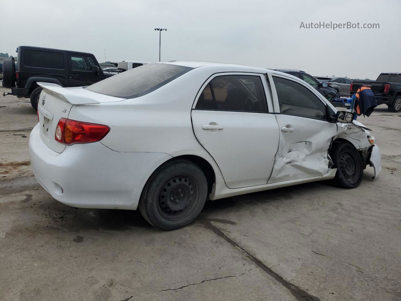 2010 Toyota Corolla Base White vin: 1NXBU4EE6AZ292154