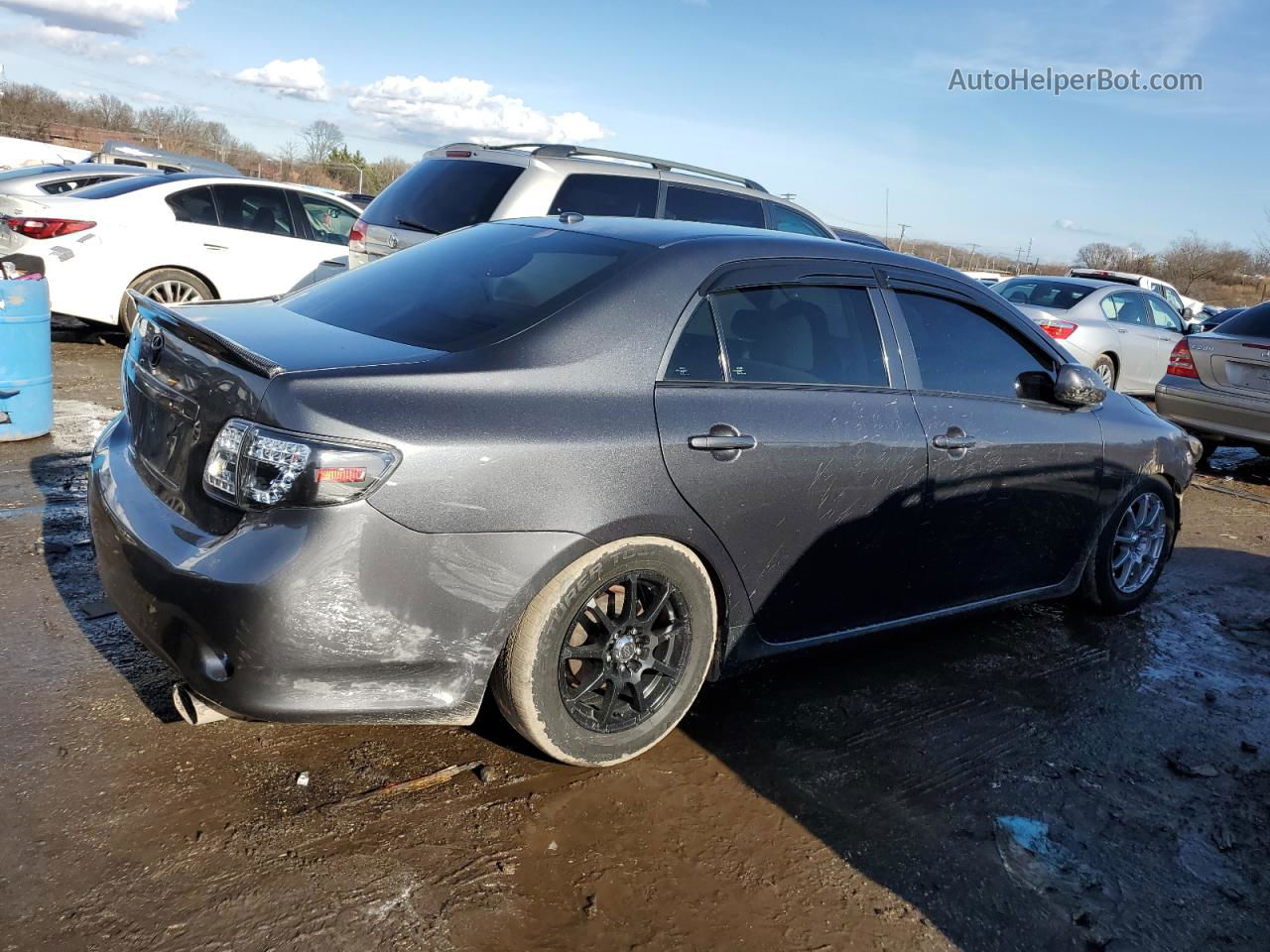 2010 Toyota Corolla Base Gray vin: 1NXBU4EE6AZ344530