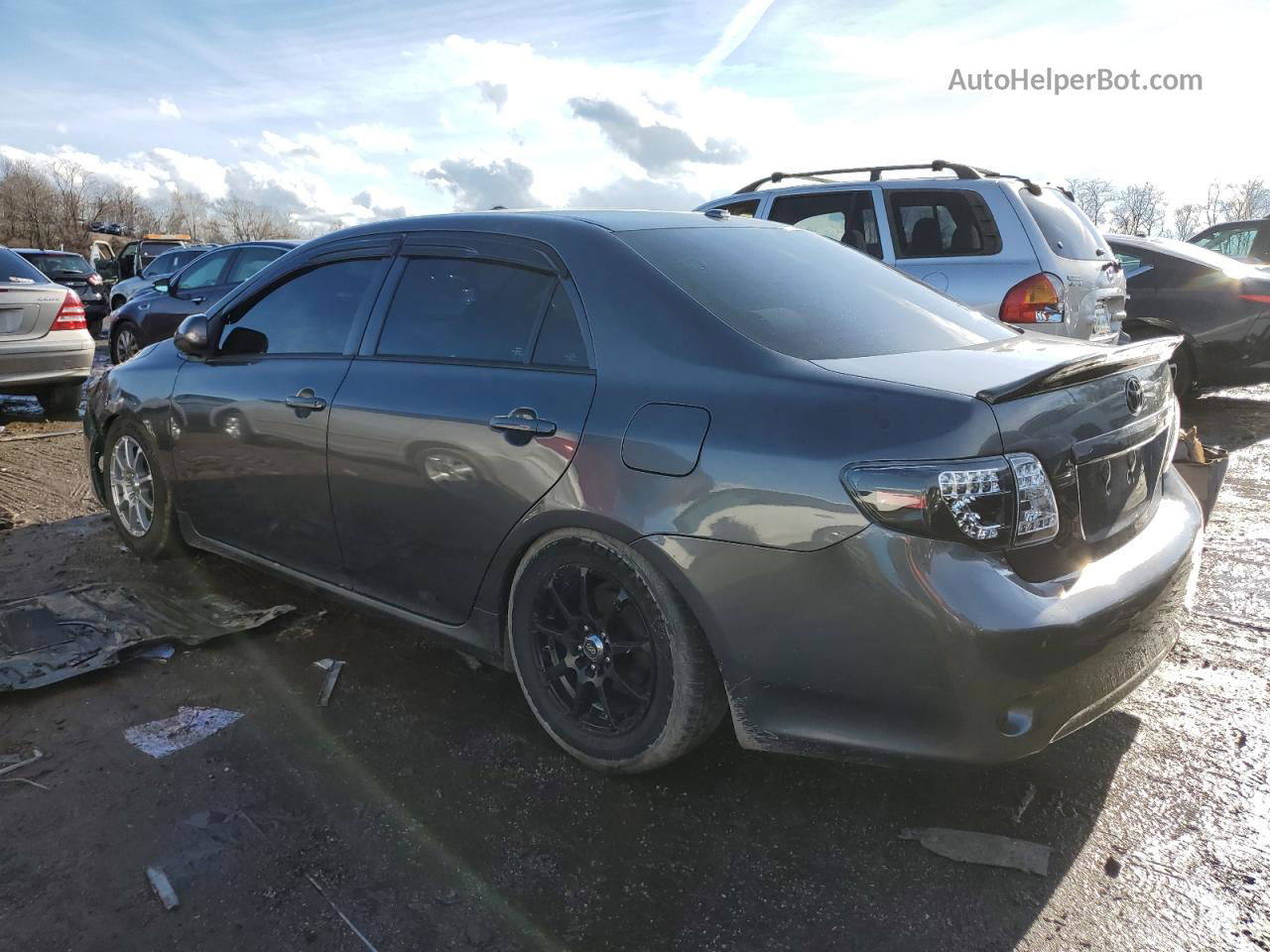 2010 Toyota Corolla Base Gray vin: 1NXBU4EE6AZ344530