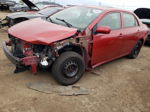 2010 Toyota Corolla Base Red vin: 1NXBU4EE6AZ365765