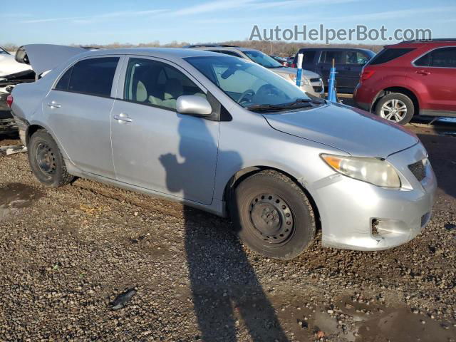 2010 Toyota Corolla Base Silver vin: 1NXBU4EE6AZ372229