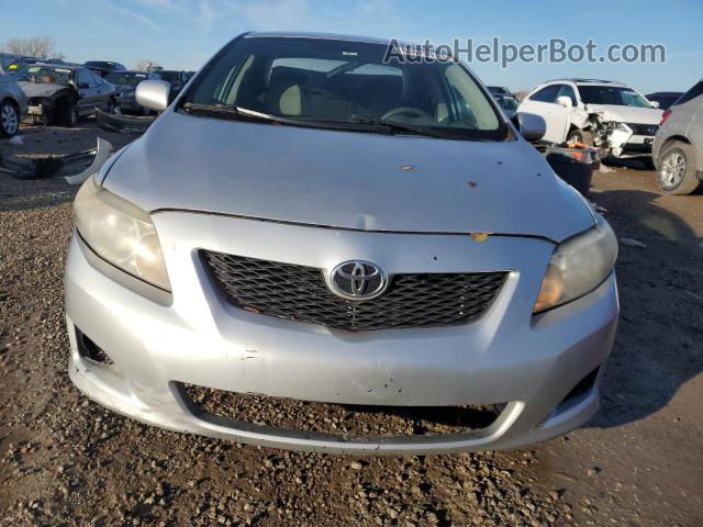 2010 Toyota Corolla Base Silver vin: 1NXBU4EE6AZ372229